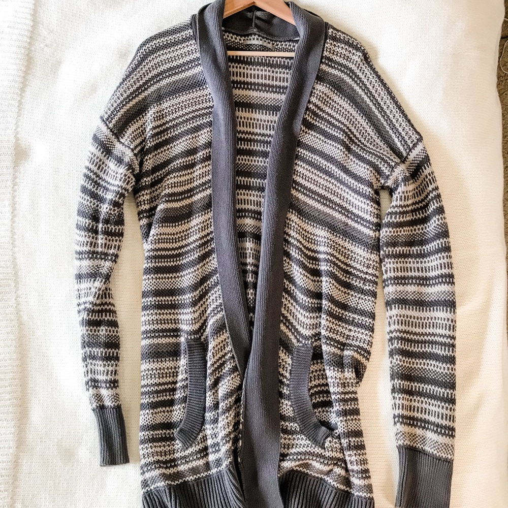 Striped Cardigan XL